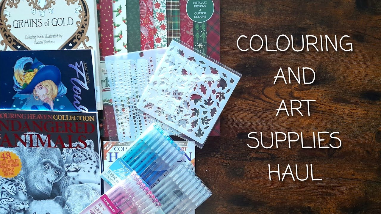 December 2025 Colouring And  Art Supplies Haul