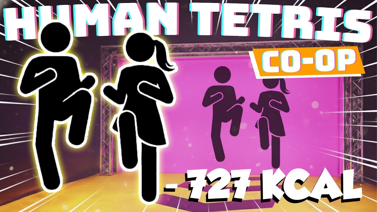 HUMAN TETRIS х 2 Player CO-OP New Version | Immersive Interactive Warm Up