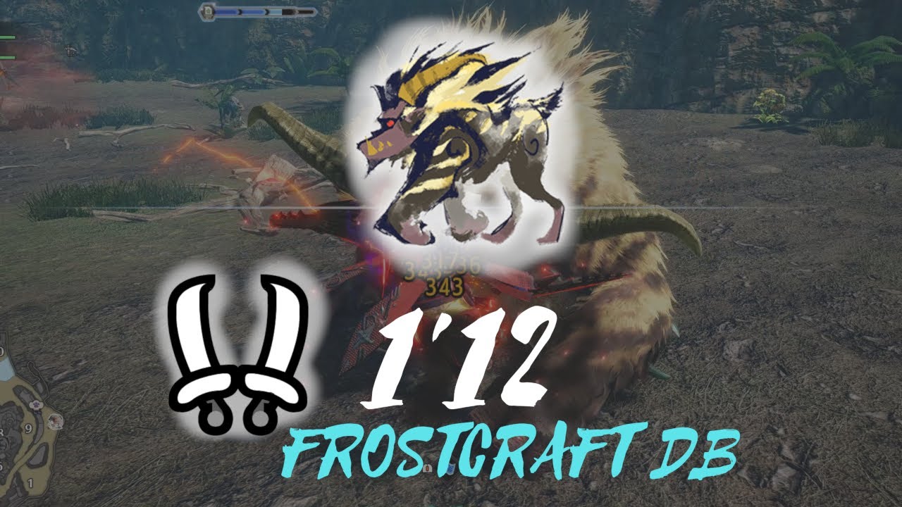 MHR Sunbreak - Furious Rajang Dual Blades Solo [ 1'12