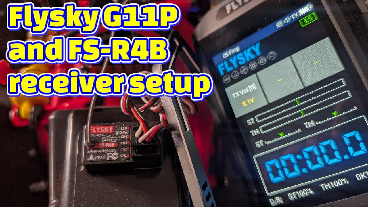 Настройка привязки Flysky G11P и Flysky FS-R4B