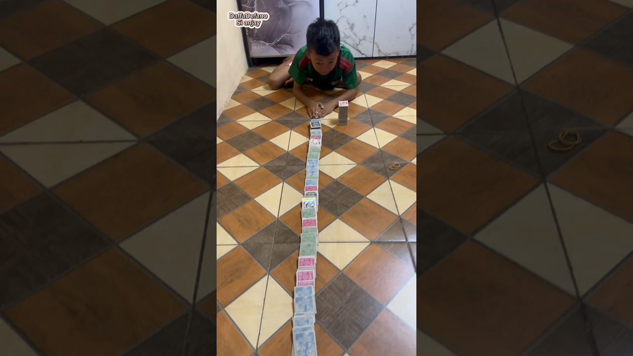 BOCIL SKIL ANJAY BERMAIN KARTU TEPUK kartu umbul #kartutepuk #trending #trend  #shortvideo