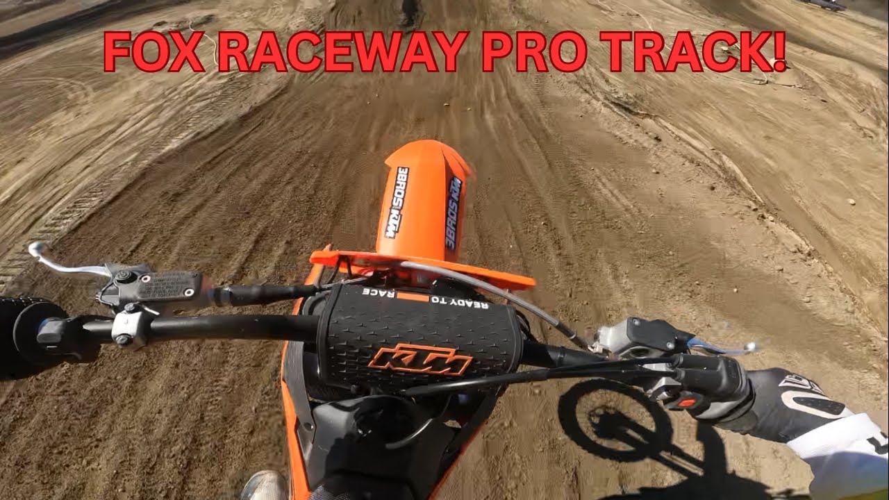 First time on a pro track!