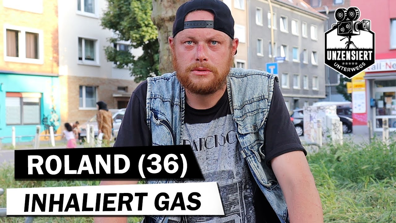 Roland inhaliert Gas und nimmt alle Drogen 