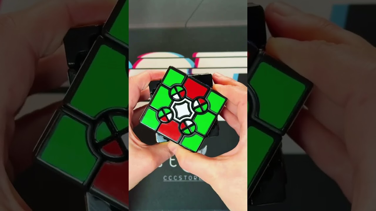 Головоломка Calvin's Puzzle Sam Gear Orbit Cube с необычными кругами! 