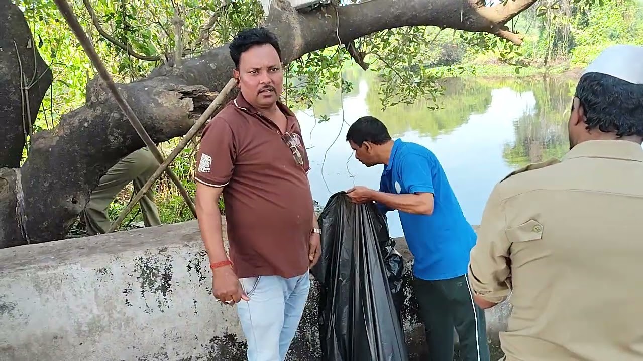 स्वच्छ जल स्वस्य मन, संत निरंकारी मिशन म्हापसा आयोजित स्वछता अभियान मयडे गणपती विसर्जन स्थळी.