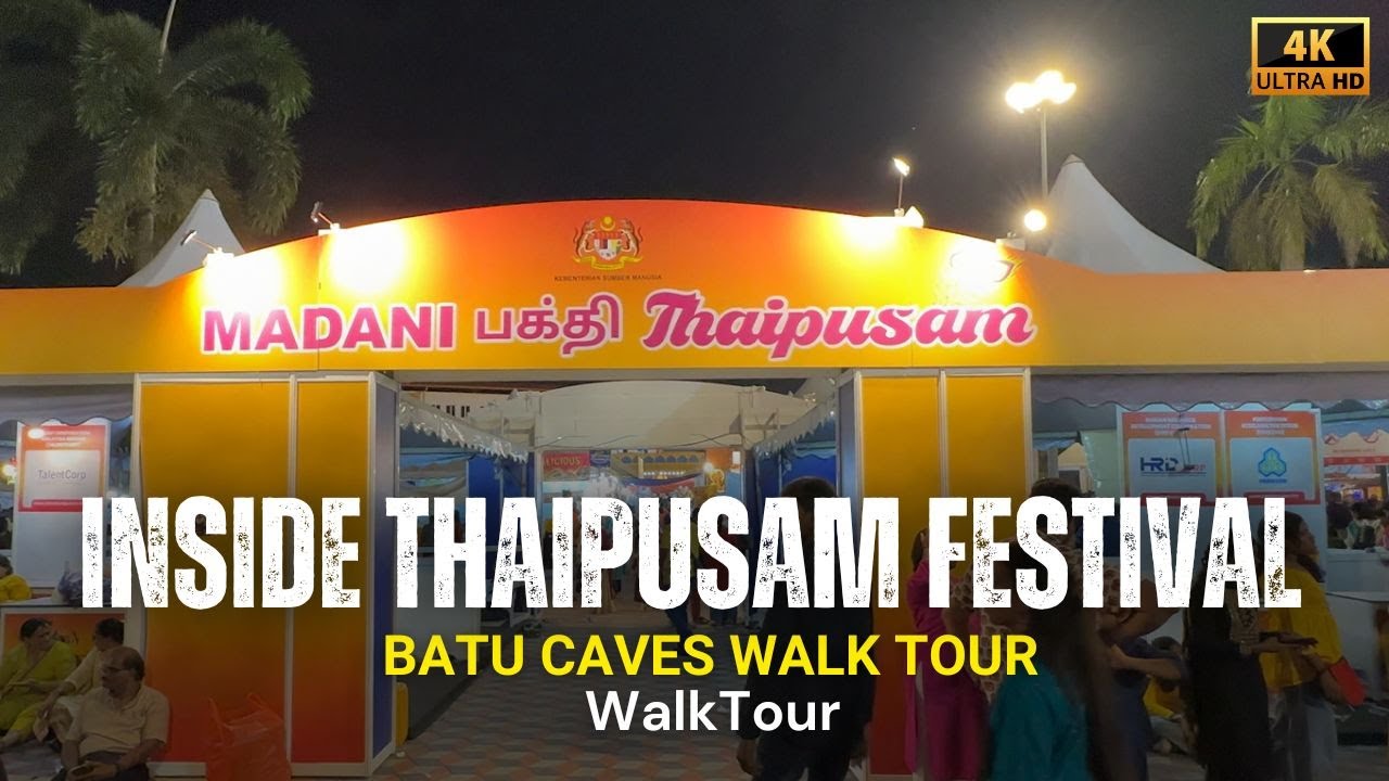 Thaipusam Festival Walk Tour at Batu Caves 🇲🇾 | Faith, Devotion & Spiritual Energy