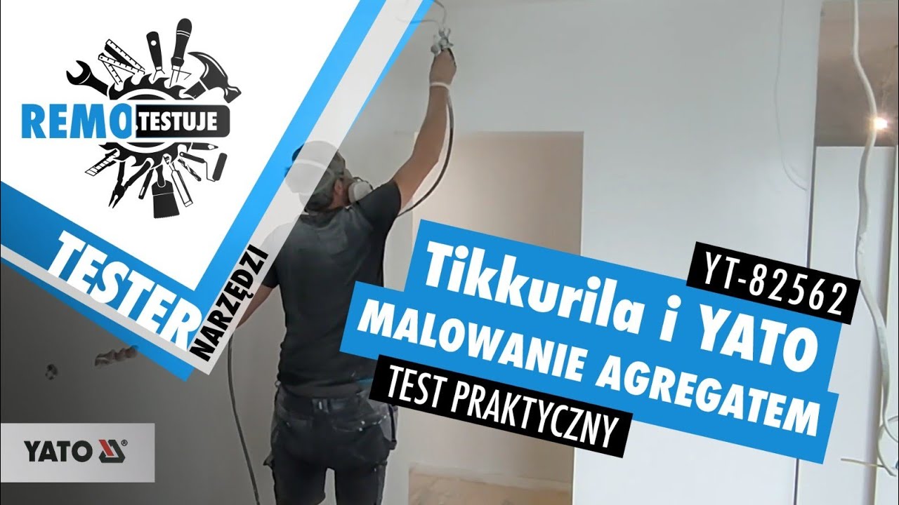 Agregat malarski Yato i Farba Tikurula Test praktyczny