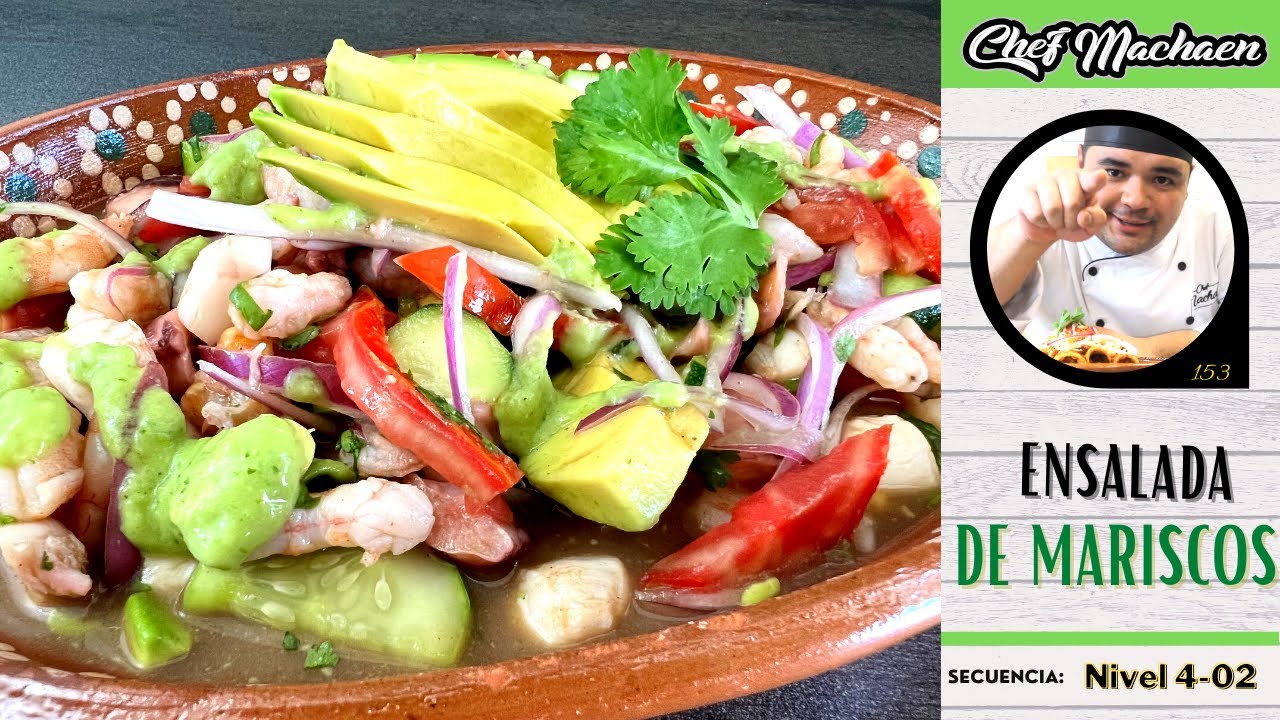 Ensalada de mariscos | Curso de Cocina Profesional | Nivel4-02