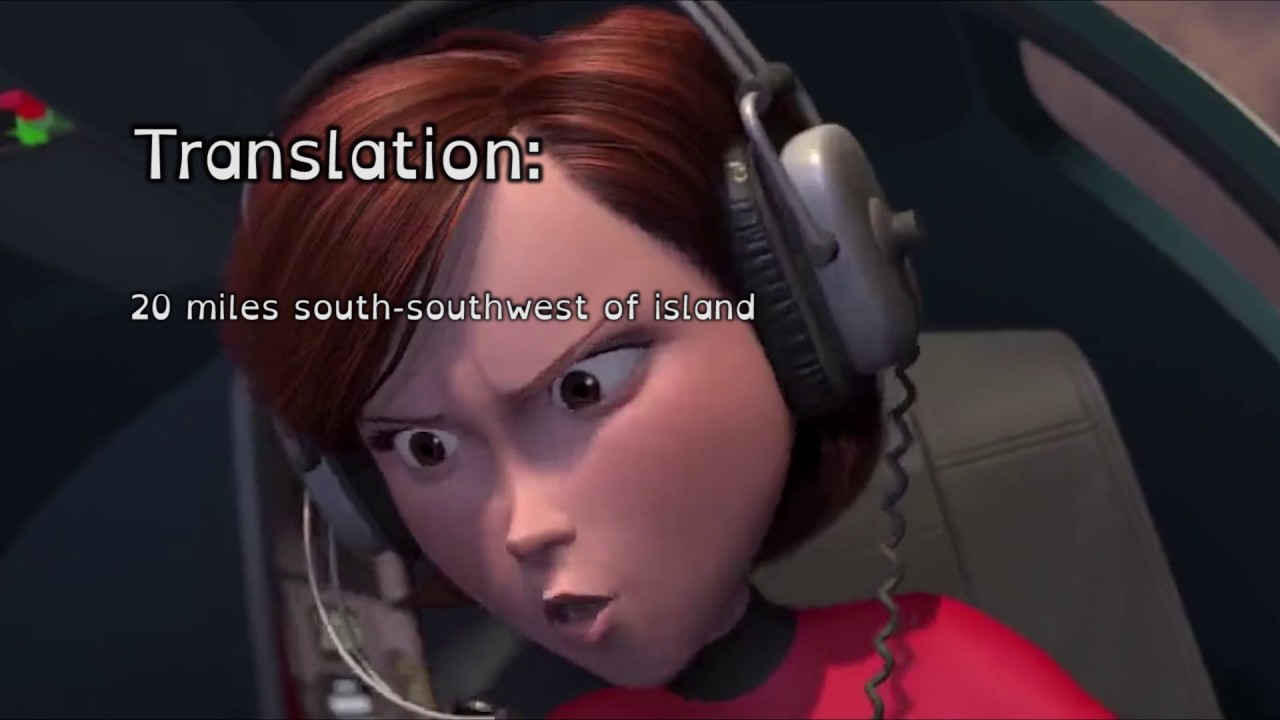 India Golf Niner Niner (Translating and breaking down the plane scene from The Incredibles)