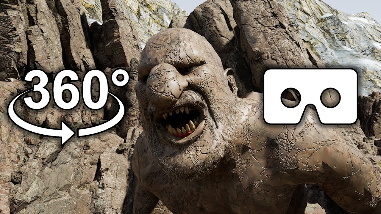 Mountain troll - 360 VR Video