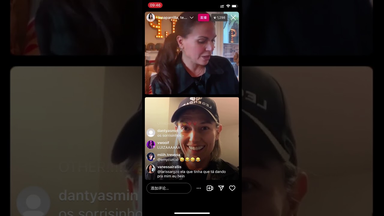 Lana Parrilla & Tennessee  Martin 's IG live 04/05.2023
