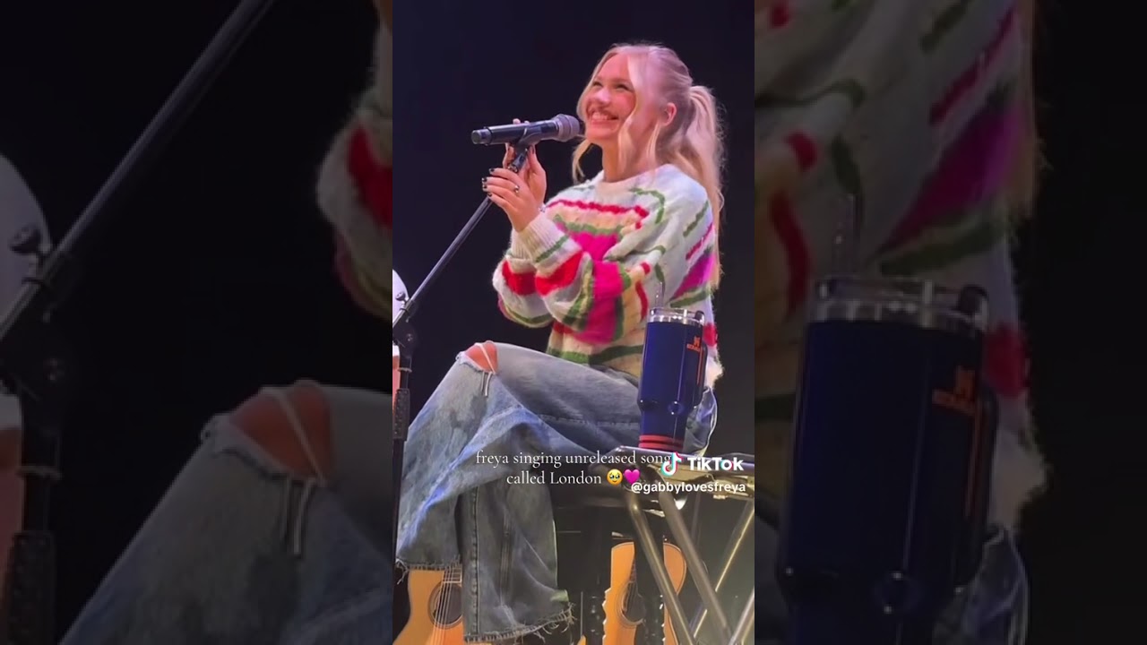 FREYA SINGS ‘LONDON’ IN LONDON 