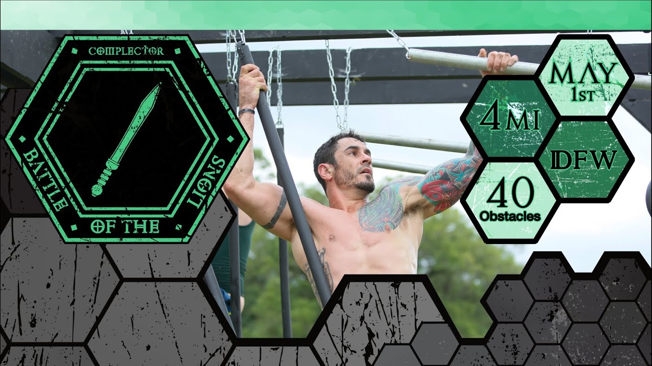 COMPLECTOR | GRIP COURSE | DFW | MAY 1 | 4 miles | 40 obstacles