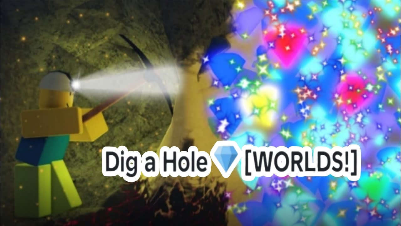 ROBLOX dig a hole  worlds தமிழ்  funny game play😂😂✌️