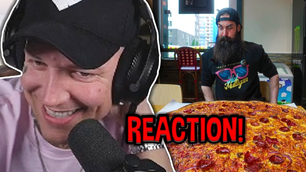 WETTESSER vs. RIESENPIZZA! 😱🍕 XXL Pizza Challenge Reaktion | MontanaBlack Reaktion