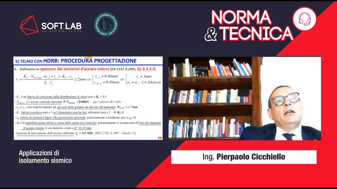 Applicazioni di isolamento sismico - Ing. Pierpaolo Cicchiello