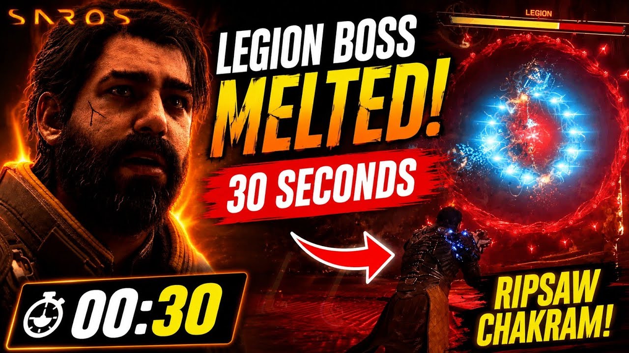 SAROS Legion Boss Melted in 30 Seconds