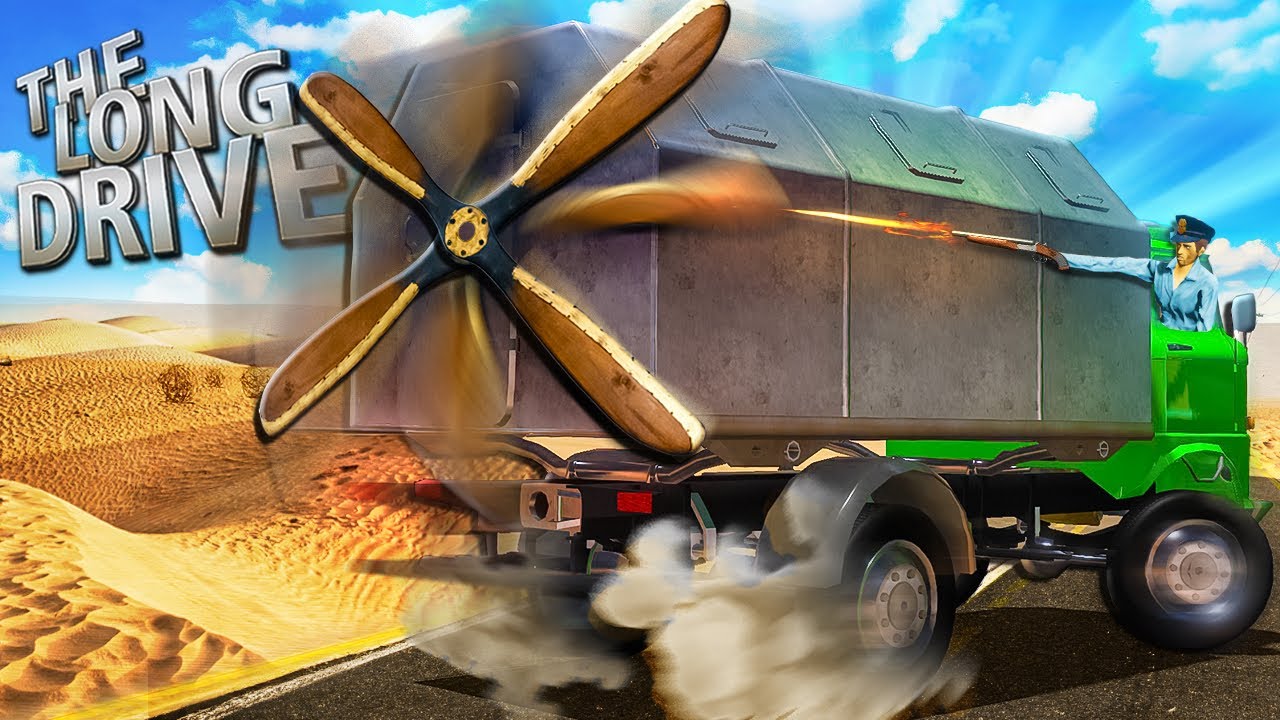 CAMINHÃO com MOTOR de AVIÃO no THE LONG DRIVE MULTIPLAYER