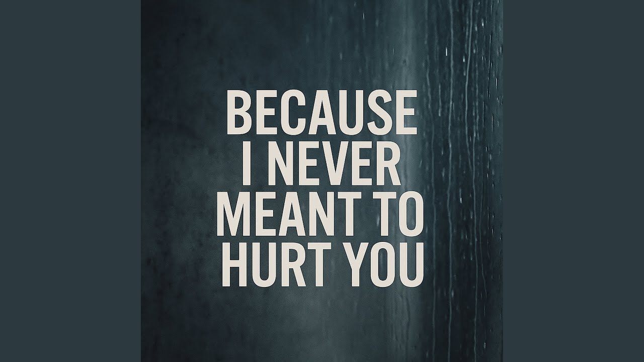 Because I Never Meant to Hurt You