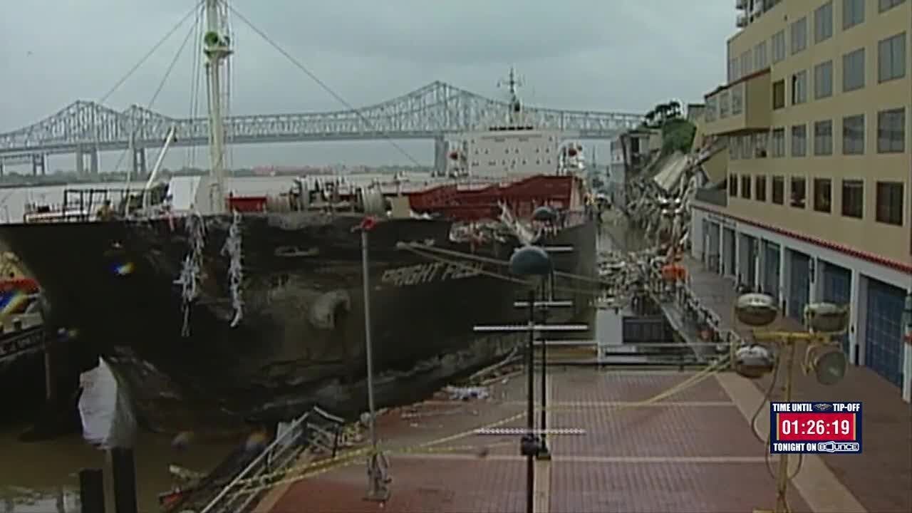 Baltimore disaster elicits memories of 1996 Bright Field barge crash into New Orleans' Riverwalk