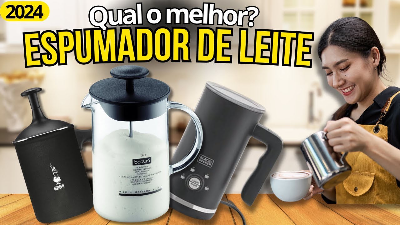 5 Melhores Espumadores de leite de 2024 | ESPUMADOR de leite qual o MELHOR?
