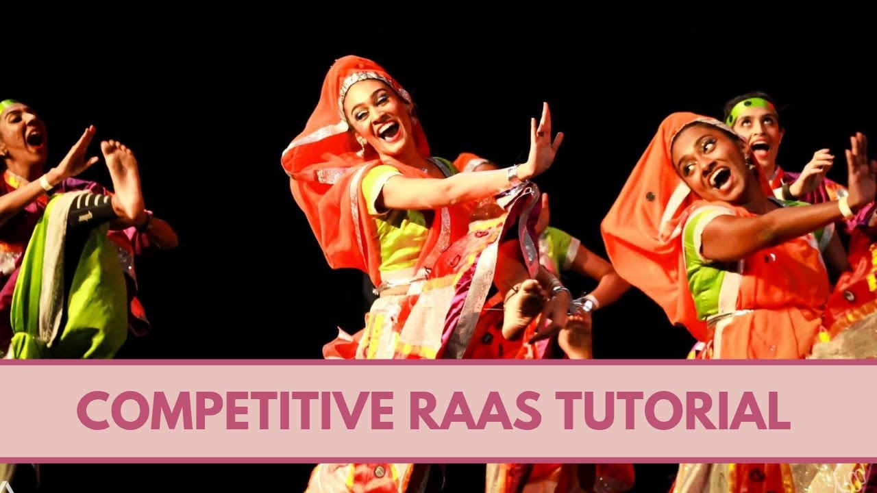 Learn the Basic Competitive Raas Footwork from Rish | Jikaria SIsters