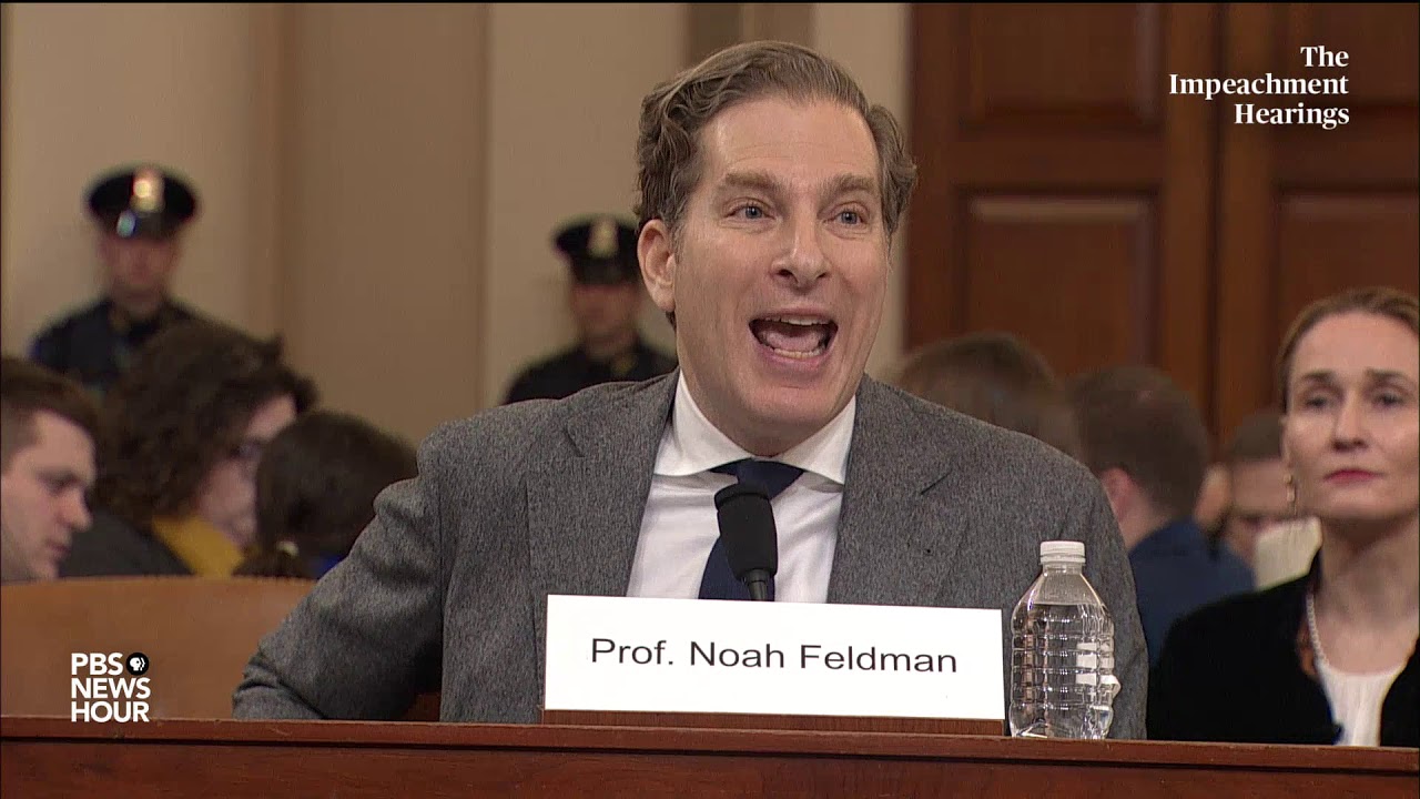 Noah Feldman&rsquo;s full opening statement | Trump's first impeachment