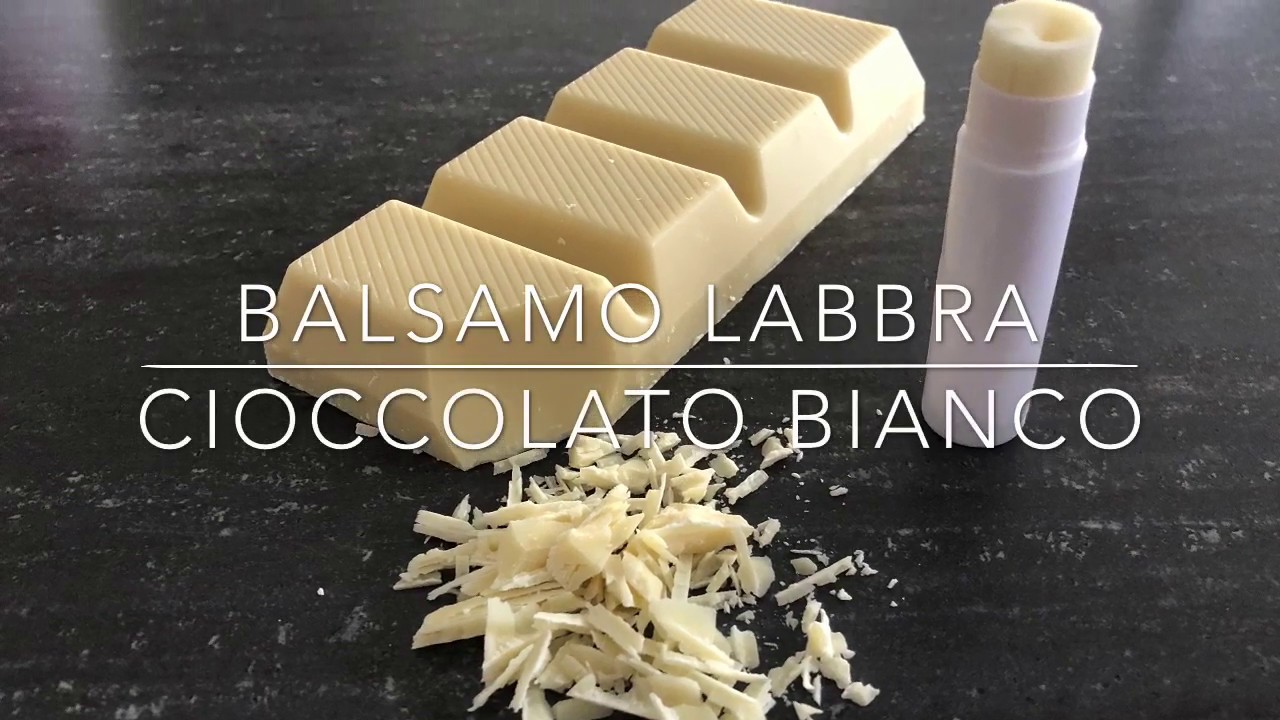 BALSAMO LABBRA al cioccolato bianco FAI DA TE
