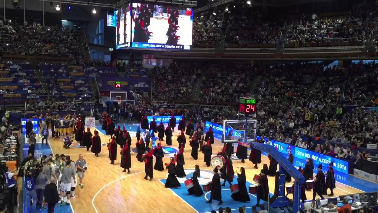 Real Banda de Gaitas da Diputación de Ourense Copa del Rey Baloncesto 2016