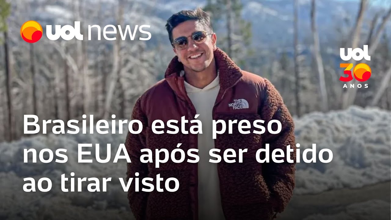 Brasileiro está preso há 2 meses nos EUA após ser detido ao tirar visto