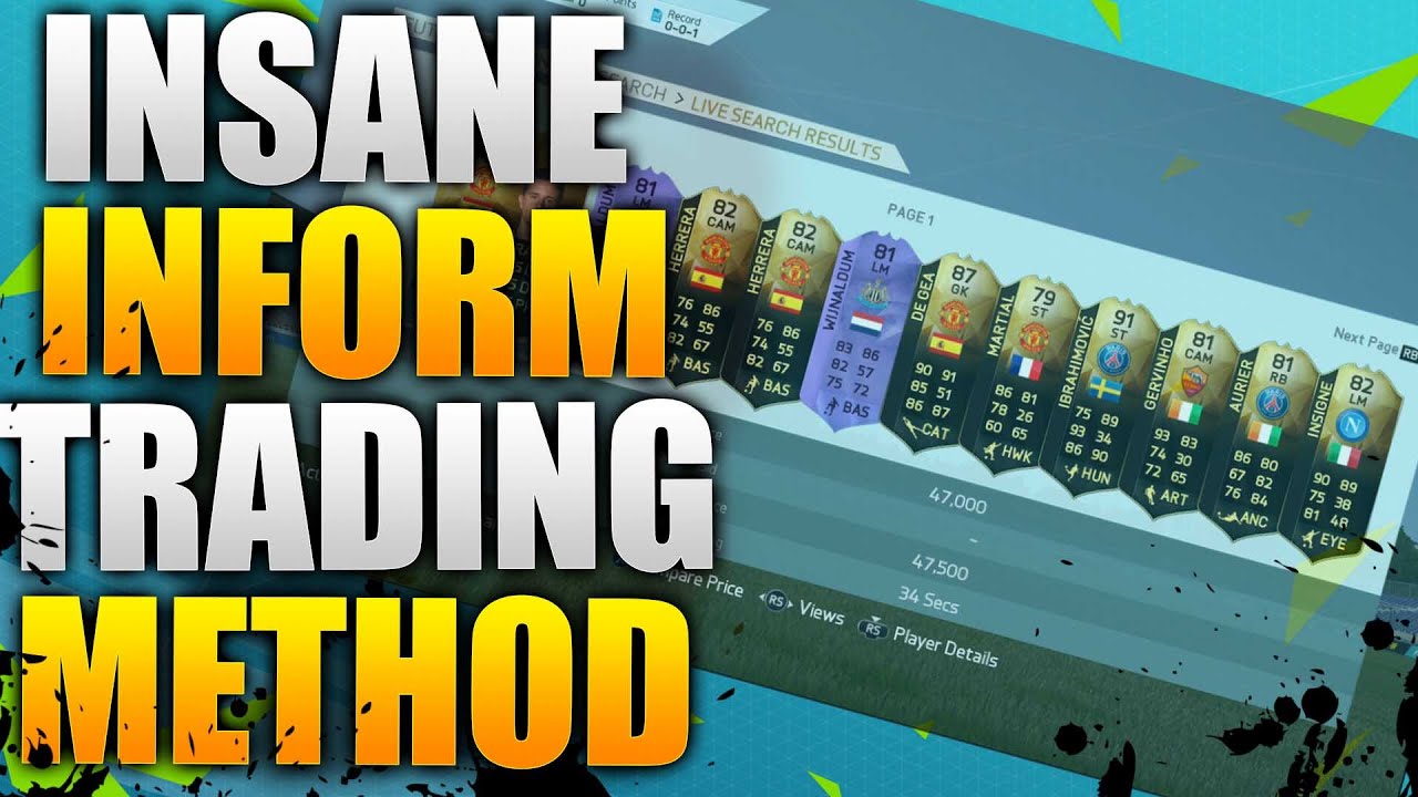 FIFA 16 - INSANE INFORM TRADING METHOD - MAKE 200K +