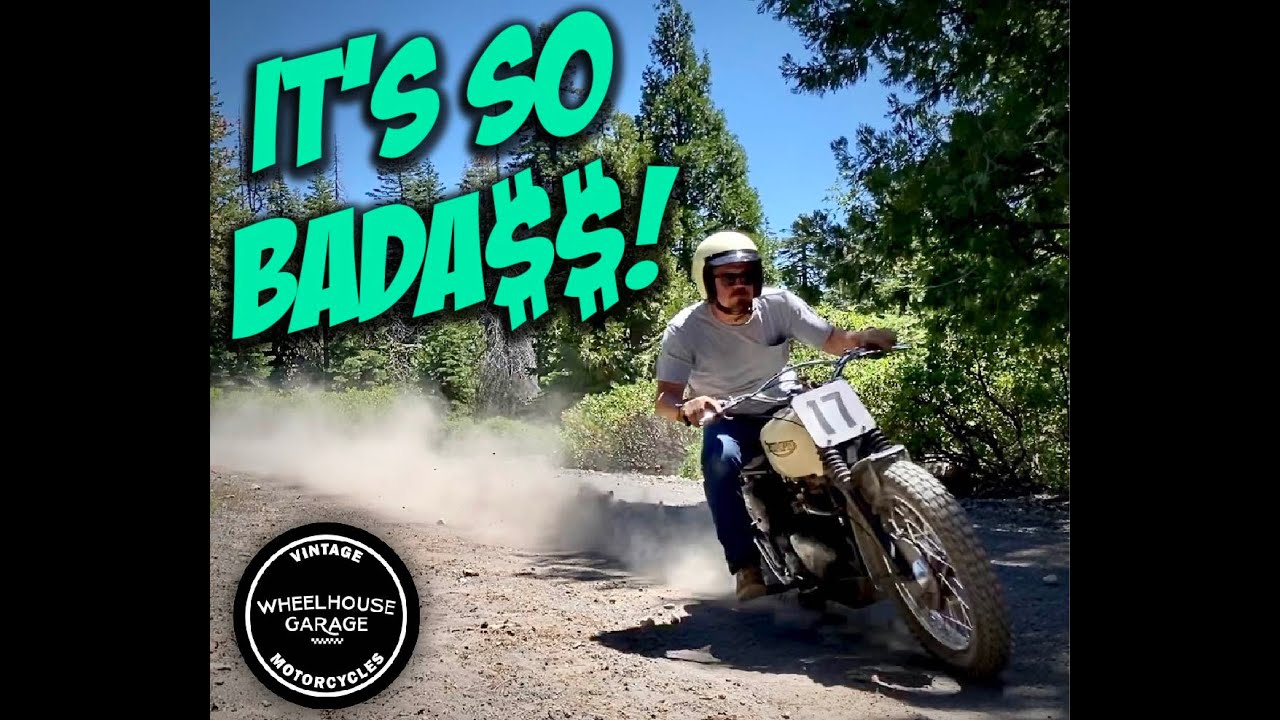 1957 Triumph Desert Sled Hits the Trail!