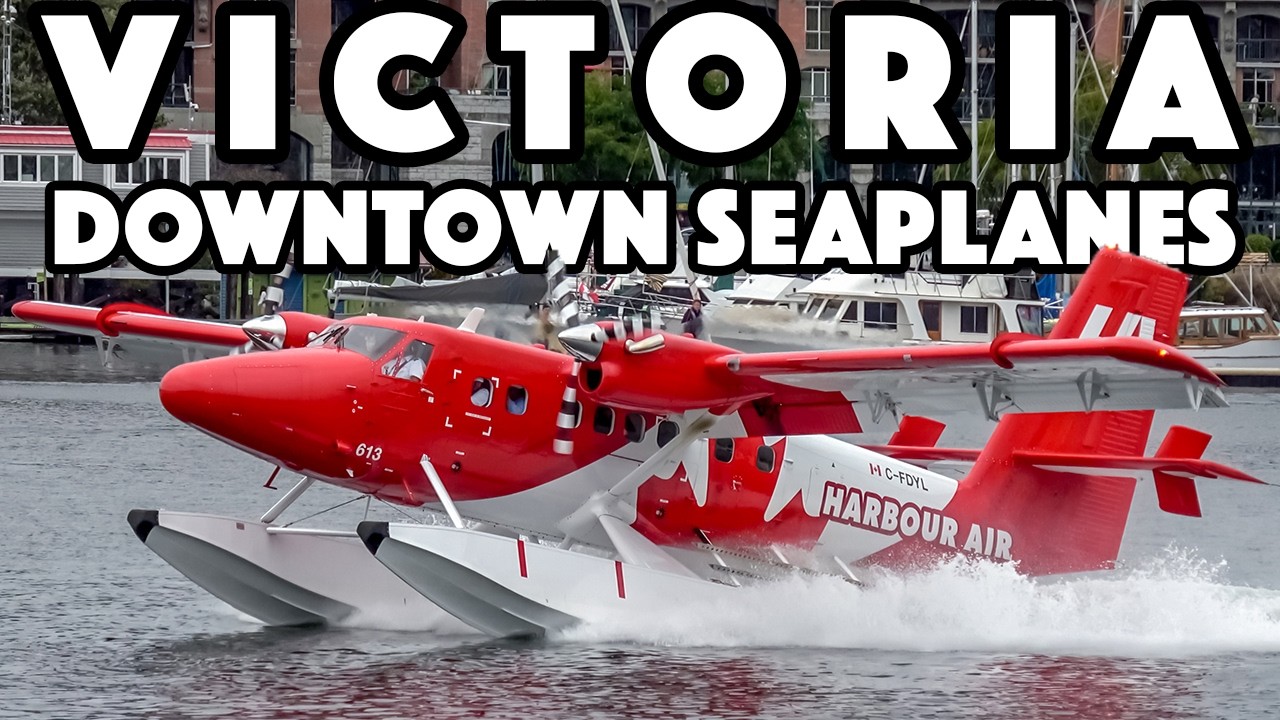 DOWNTOWN PLANE SPOTTING! Incredible Seaplane action at Victoria Harbour (YWH/CYWH)