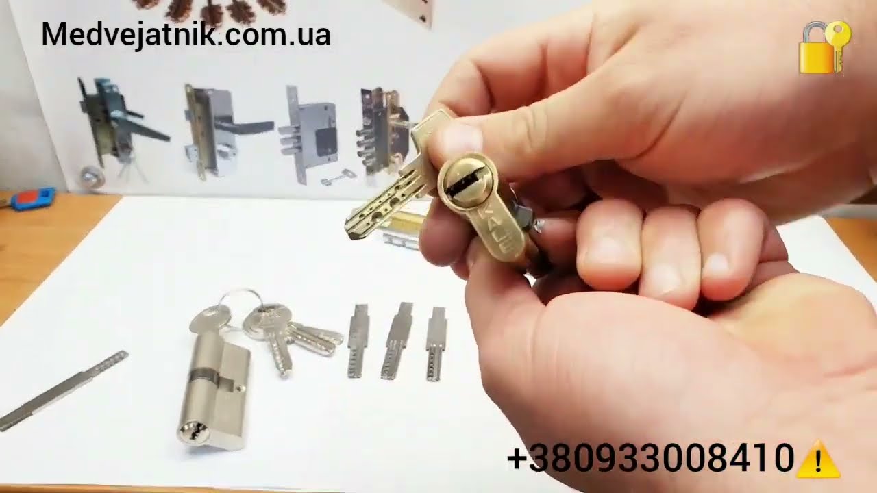 ⚠️Набор импресий для цилиндрических замков🔐Kale 164cec двухрядка,6pin