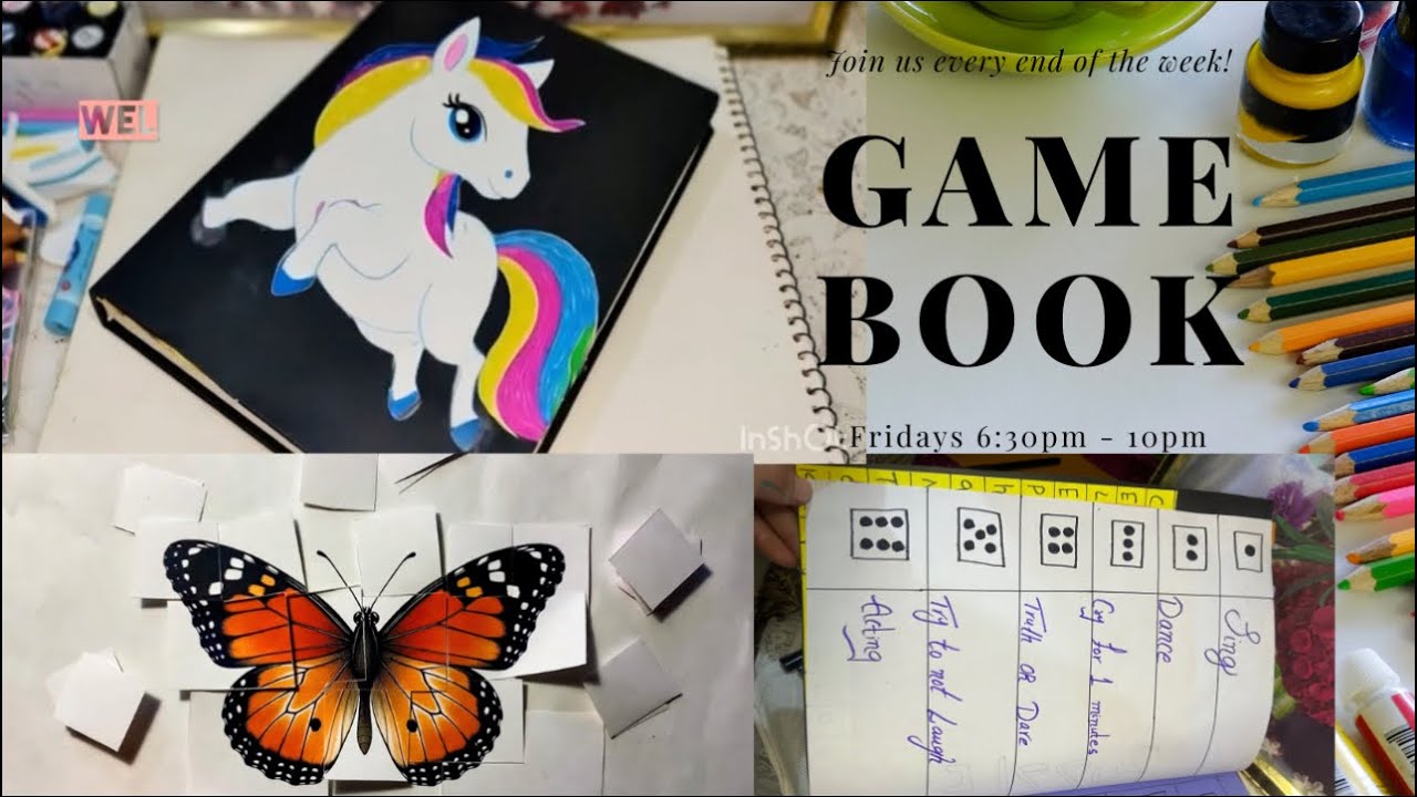 Game Book DIY | Make a Fun Game Book in 4 Minutes 🎲✨🔥🦋