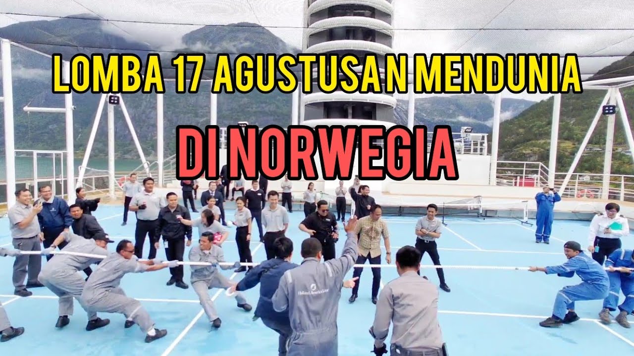 LOMBA 17 AGUSTUSAN MENDUNIA‼️ DIADAKAN DI KAPAL PESIAR BELANDA #17agustus2025 