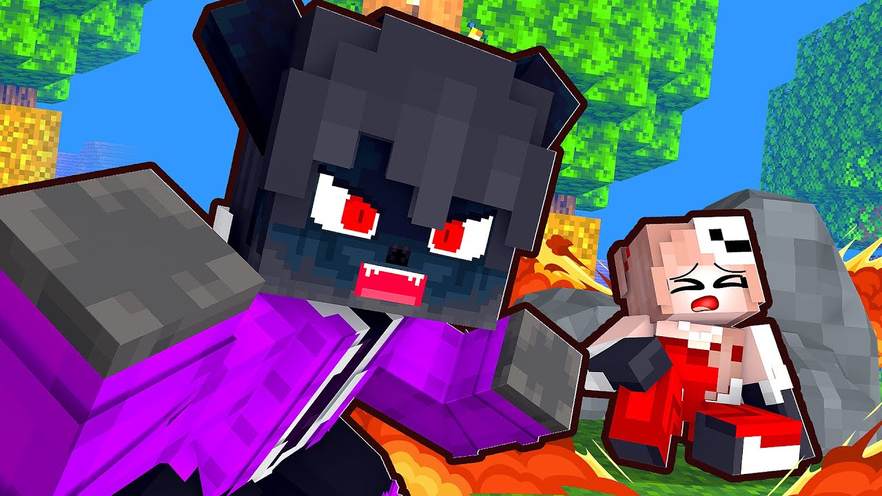 MENINO LOBO SALVOU a GAROTA RICA no Minecraft