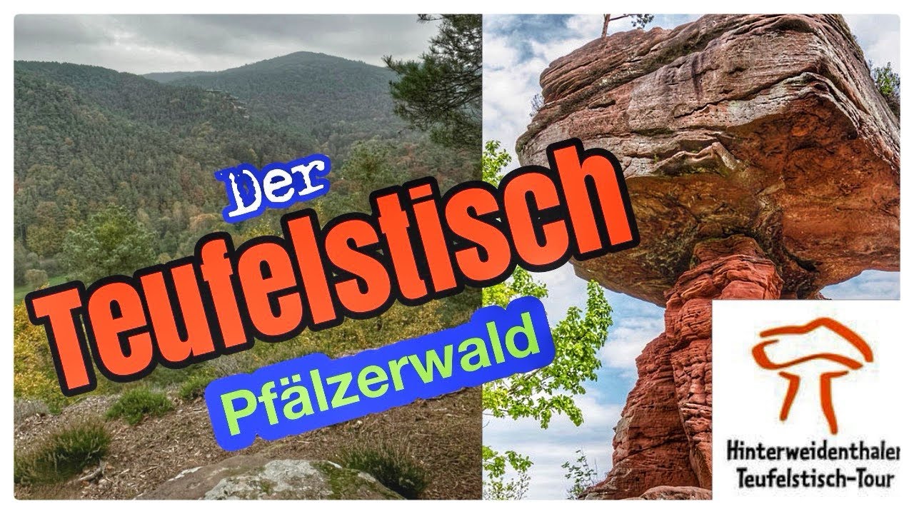 WAHRZEICHEN der Pfalz | Teufelstisch Tour Hinterweidenthal | Hiking Wandern