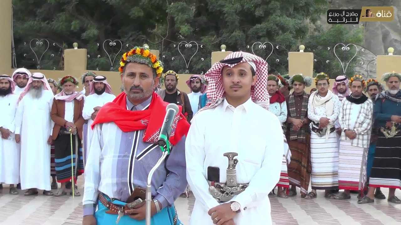 ترحيبة أل يحيى 1بضيوف في عرس الملازم عادل محمد اليحيوي المالكي في استراحة اوركيد بداير1440/4/21هـ
