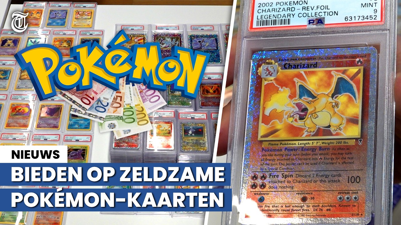 Zeer zeldzame set Pokémon-kaarten geveild: 'Waarde rond de €80.000'