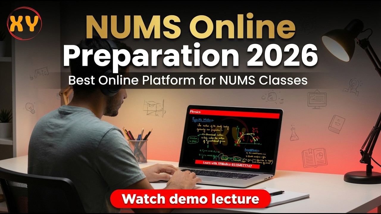 NUMS MDCAT Online Classes | NUMS MDCAT Online Preparation | Demo lecture