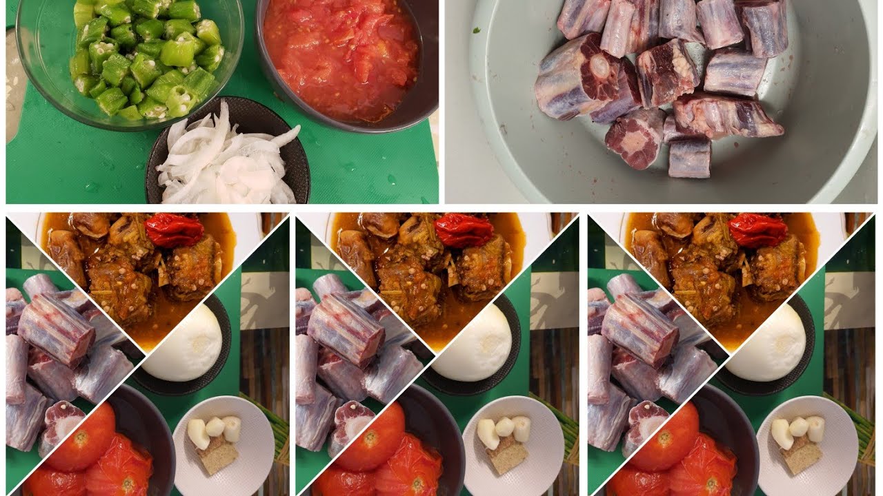 Recette /Mikila ya ngombe na dongo-dongo