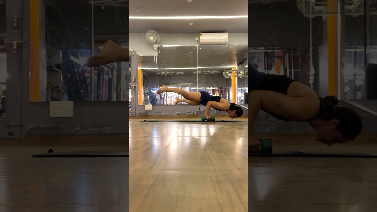 Test your core strength with this✨ #yoga #yogawithme