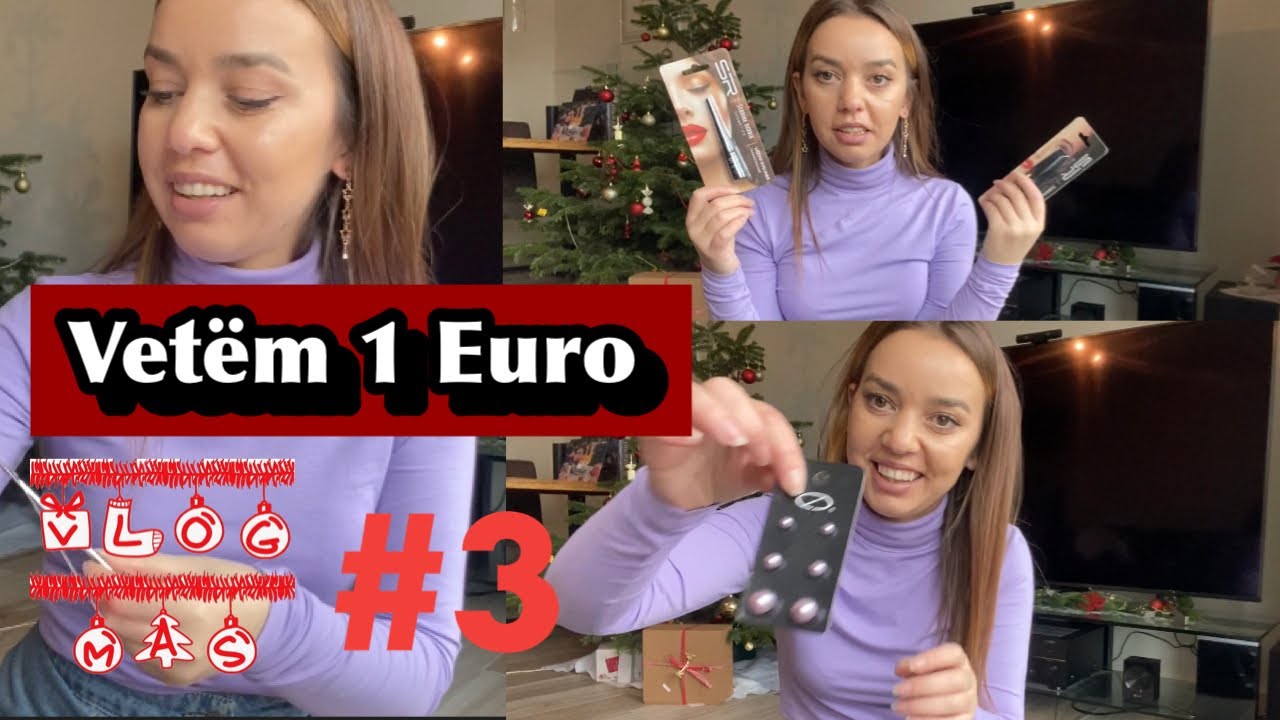 Produkte Ekonomike| Haul me produkte që kushtuan Vetem 1 € | Vlogmas #3