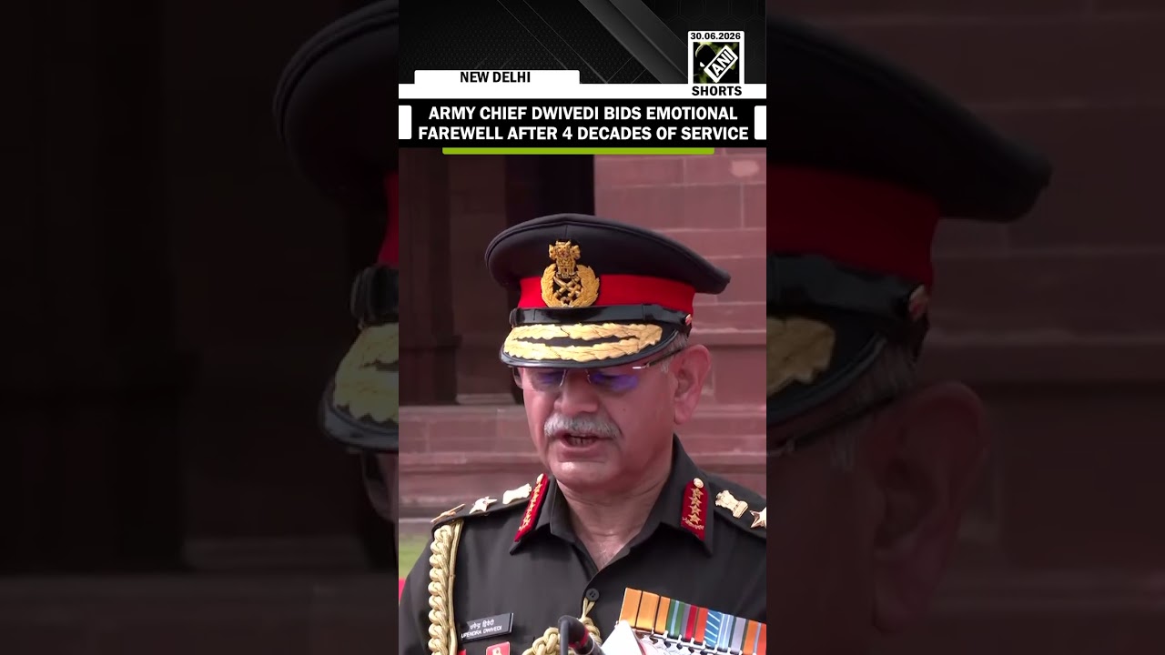 &ldquo;Journey from Sainik School&hellip;&rdquo;: Army Chief Dwivedi bids emotional farewell after 4 decades of service