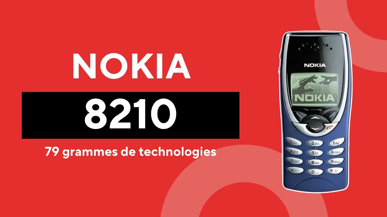 Nokia 8210 : un bijou tech des années 90 💎📱, retour en 1999 ⏳