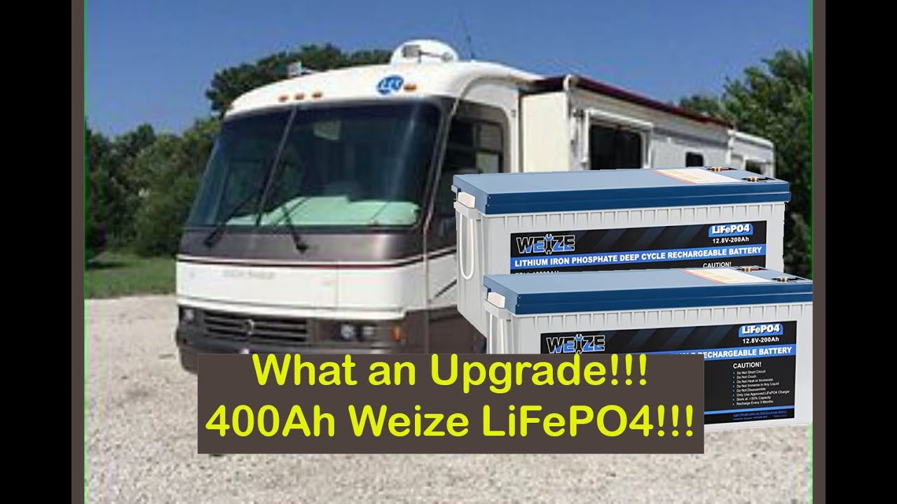 Weize 200Ah Lithium Upgrade on our RV, installation and holder build. #lithiumbattery #fulltimerv