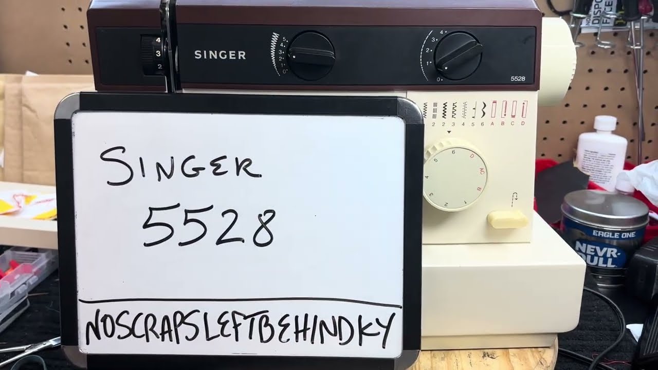 Швейная машинка Singer 5528 - Заправка нити в машинку.