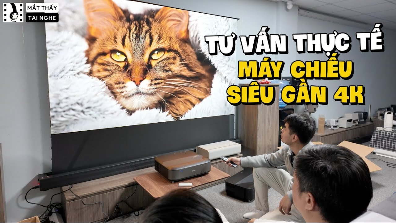 Tư vấn thực tế Máy chiếu siêu gần 4K, nên chọn Epson LS800, Epson LS650 hay Xgimi Aura2?