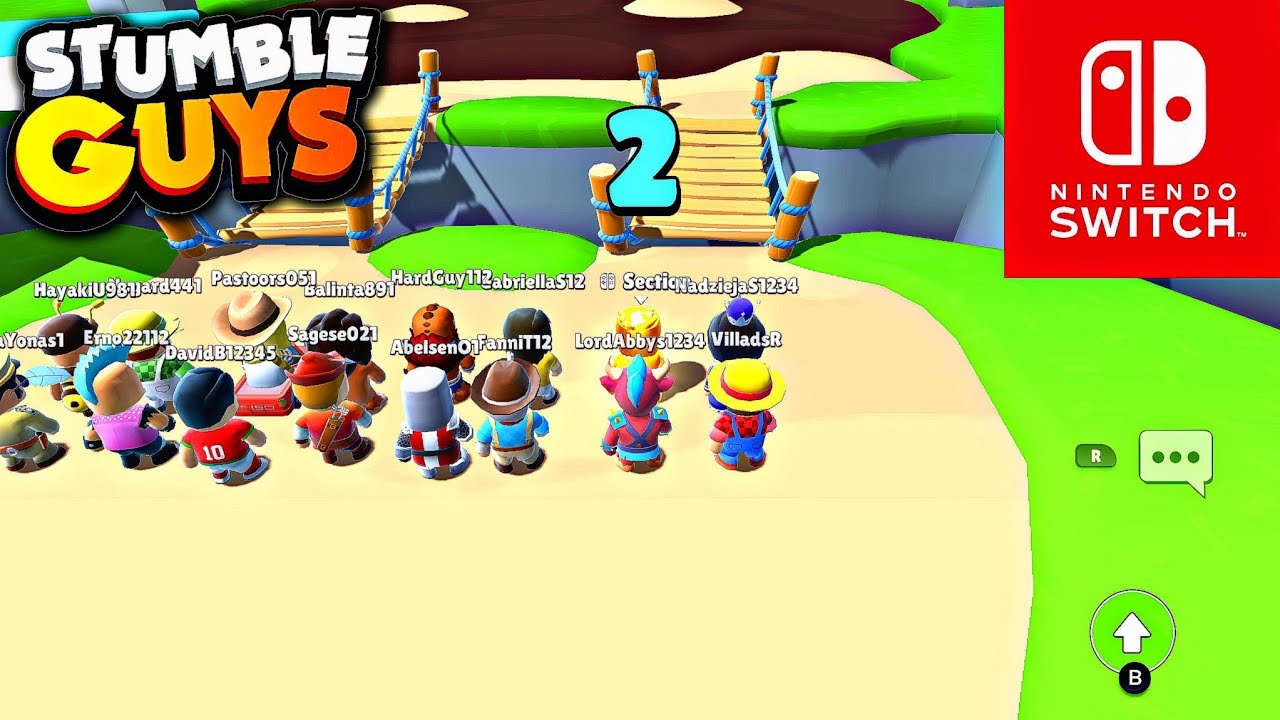 Stumble Guys - Nintendo Switch Gameplay